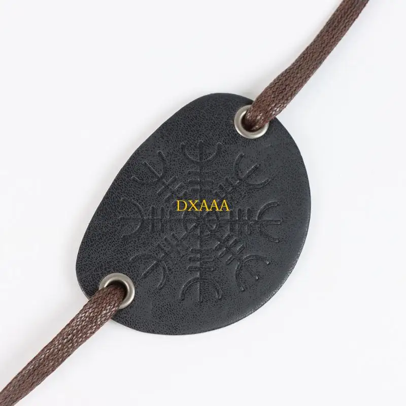 DXAA Vintage Leather Cover Covers Accessoires cosplay médiéval pour hommes Halloween