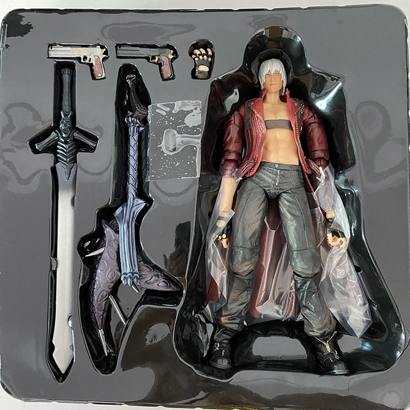 Play Arts Kai Dante Action Figure Cloud J Devil May-Cry Figure Model Toy Doll Gift Boy 12 inch