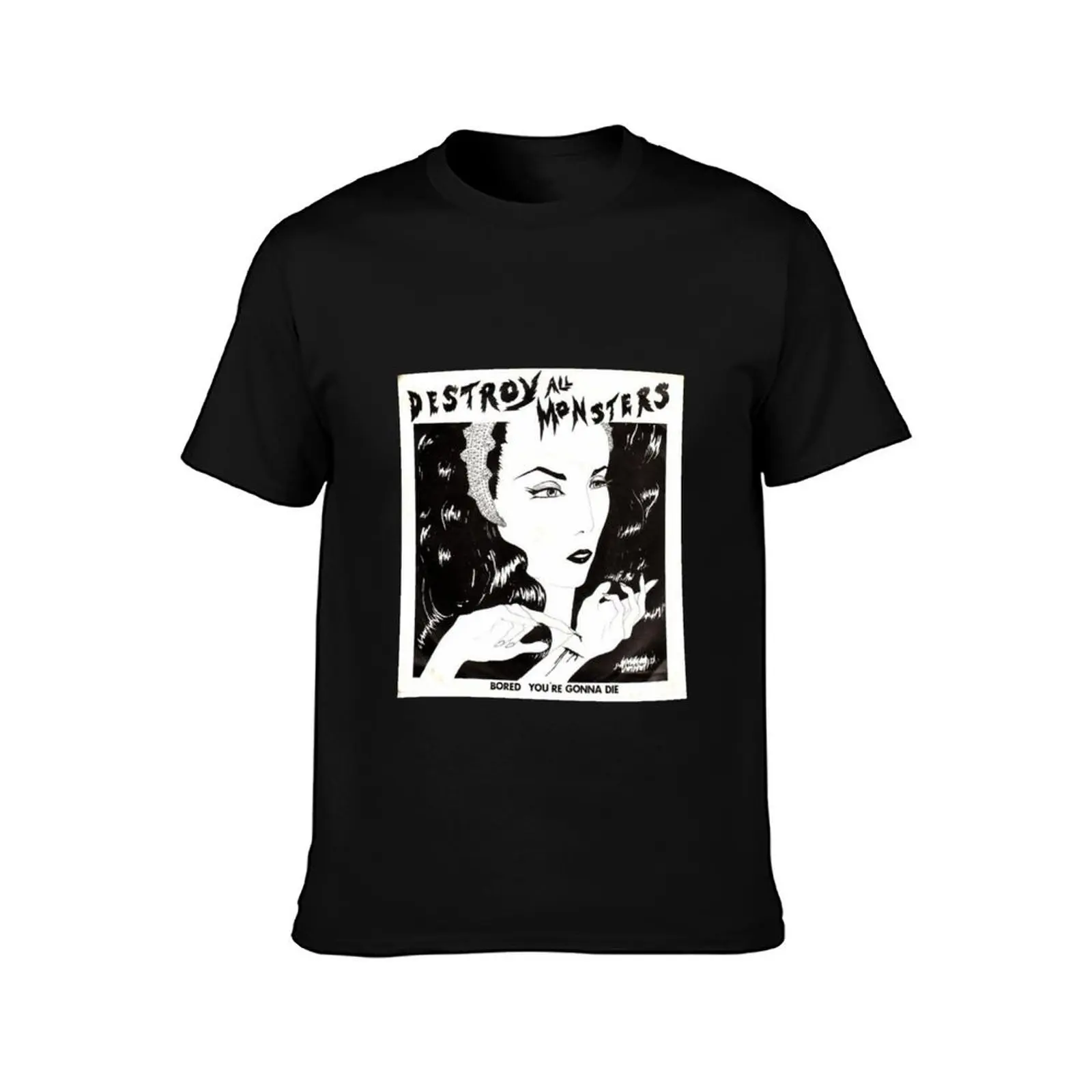 Destroy All Monsters - Bored / You're gonna die T-Shirt Work Duty Casual T-Shirt