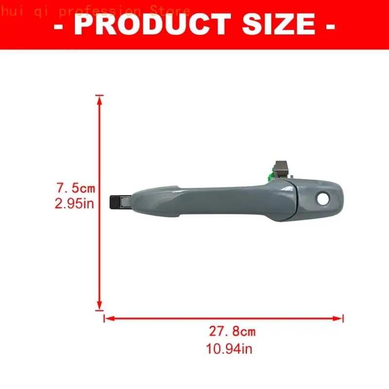 Außentürgriff, GJ6A73410, grundiertes, lackierbares ABS-Einzelbauteil für Auto H8WE – Detail 6