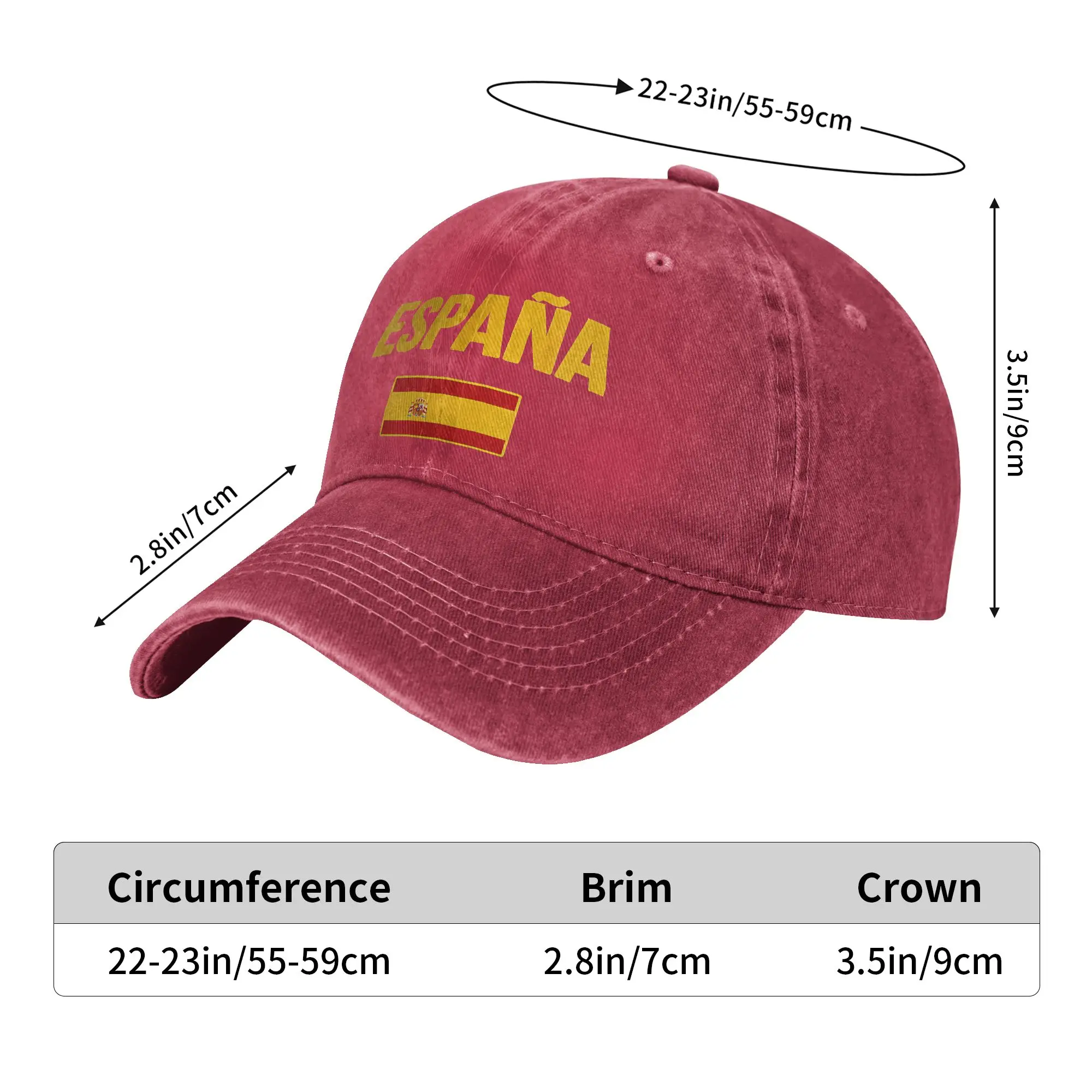 Make Spain Great Again Printed Caps Men Women Cotton  Trucker Hat Daily Headwear Baseball Cap Adjustable