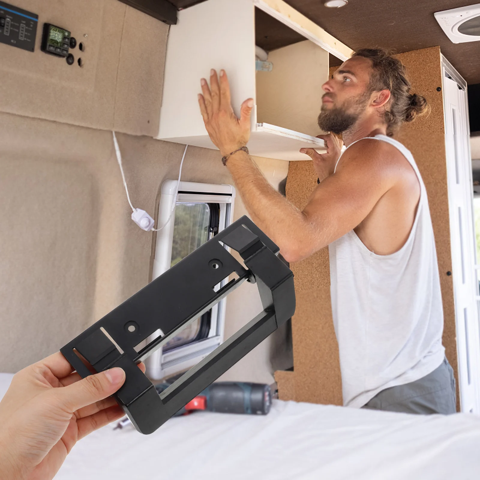 

Rv Fridge Handle Repair Kit Reliable Easy Install Replacement Set for Rv Refrigerator Door Pull Handles Travel