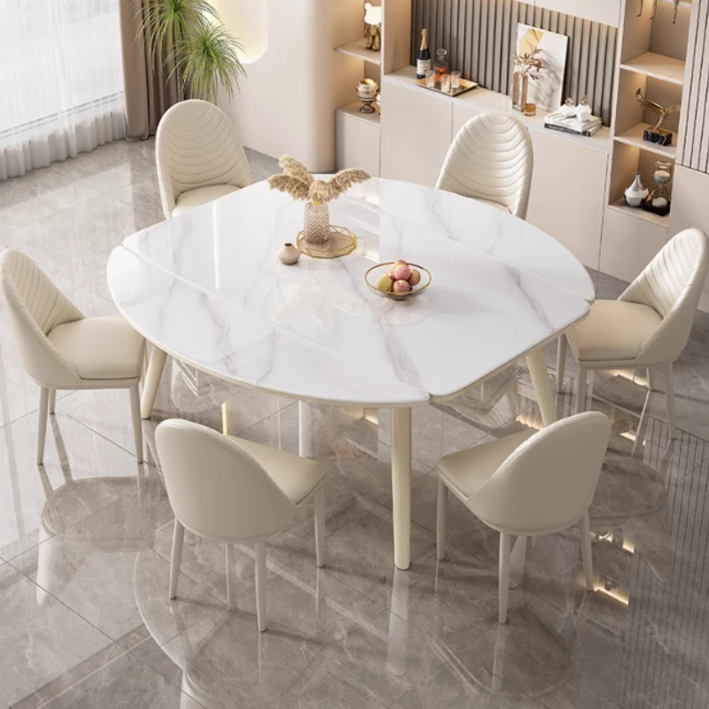 

Event Rectangular Kitchen Table Party Modern Living Room Salon Dining Table Kitchen White Mesas De Restaurante Furniture