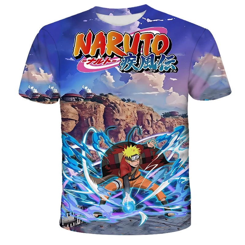 

Новинка 2024 года, мужская и женская футболка с изображением Наруто в стиле аниме, Harajuku, летняя уличная мода Y2k, футболка большого размера в стиле хип-хоп с графическим рисунком, топ с рукавами