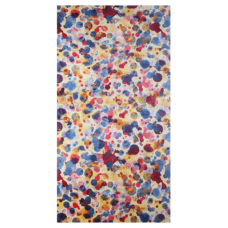 

Modern pastoral style colorful rhyme pattern art exhibition children