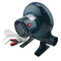 12V 80W Blower BBQ Outdoor Travel Portable All-Copper Motor Blower Tool Multi-Function Stove Home Canteen Blower Small