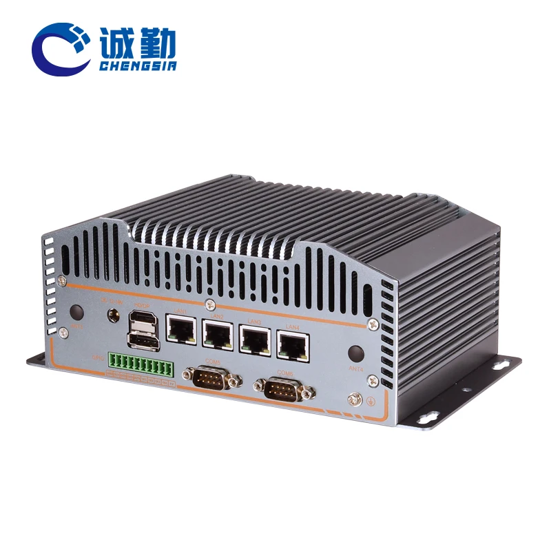 OEM 4 *2.5G LAN 6Com N100 임베디드 컴퓨터 케이스 DDR5 12세대 N95 N200 N305 IOT 방화벽 X86 산업용 팬리스 미니 PC 썸네일 2