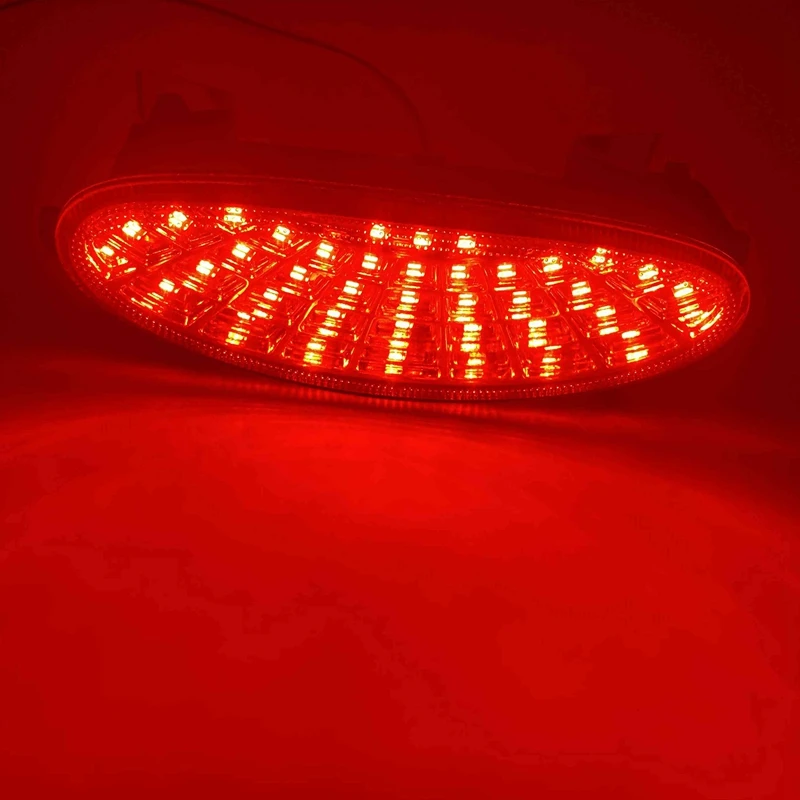 For Peugeot 206 206CC Car LED Rear Bumper Light With Light Bulb Parking Warning Light Reflector Taillights 6351K5 Parts