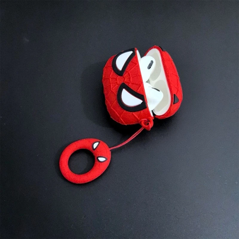 حافظة سماعة رأس بلوتوث من Marvel Spider-Man للأفلام والتلفزيون AirPods 4/Pro2 حافظة سماعة رأس مبتكرة مقاومة للغبار #2