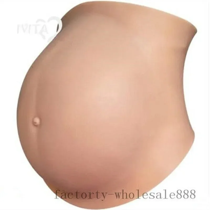 Silicone Belly False Pregnancy Hollow Silicone Fake Belly Movie Studio Actor Portrays Pregnant Woman Fake Pregnancy