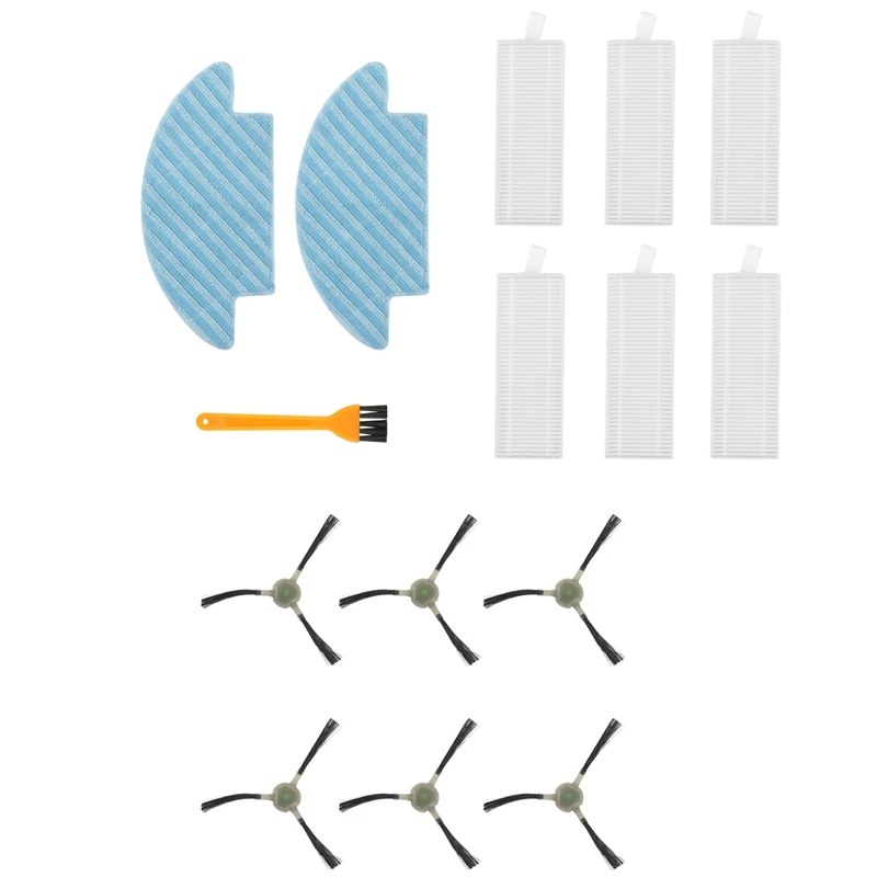 Replace Side Brush Filter Mop Accessories For Lefant M210 M210S M210B M213 Robot Vacuum Cleaner Compatible