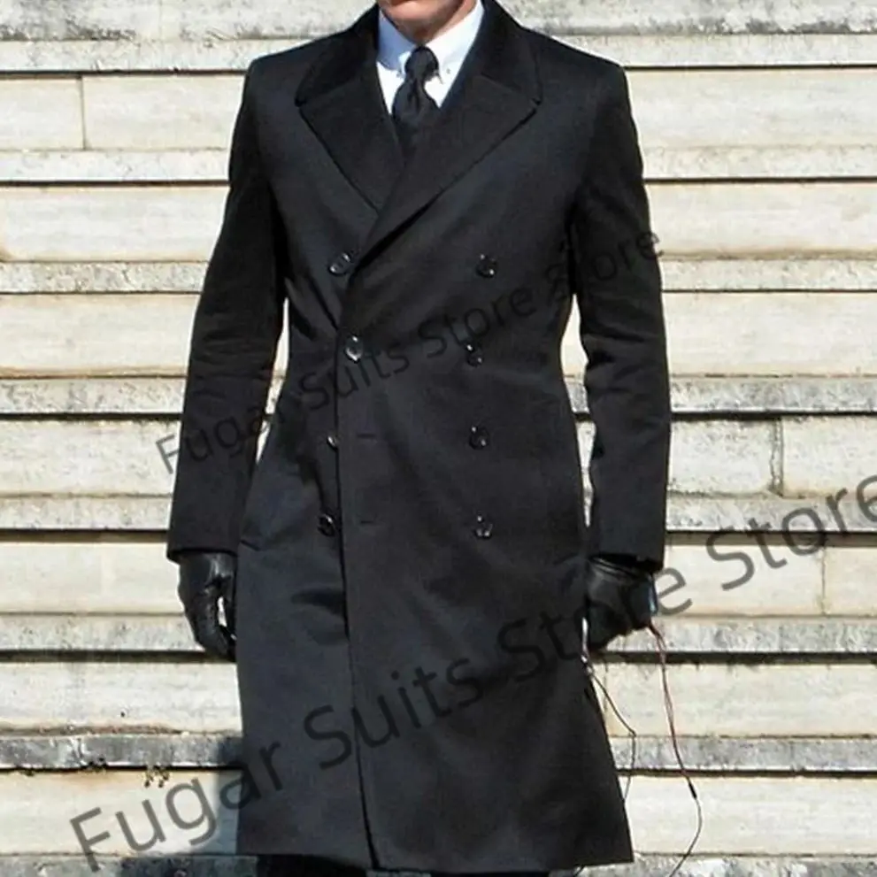 

Business Black Double-breasted Wedding Mont Erkek Slim Fit Formal Prom Party 2 Pieces Sets Elegant Male Blazer Costume Homme
