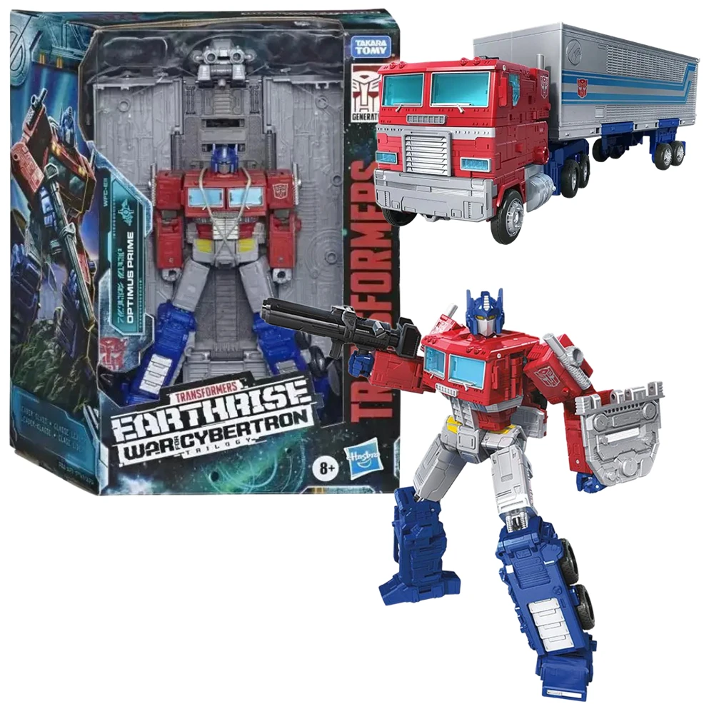 

Hasbro Transformers Toy Generations War for Cybertron Earthrise Leader WFC-E11 Optimus Prime 7-дюймовая экшн-фигурка в подарок E7166