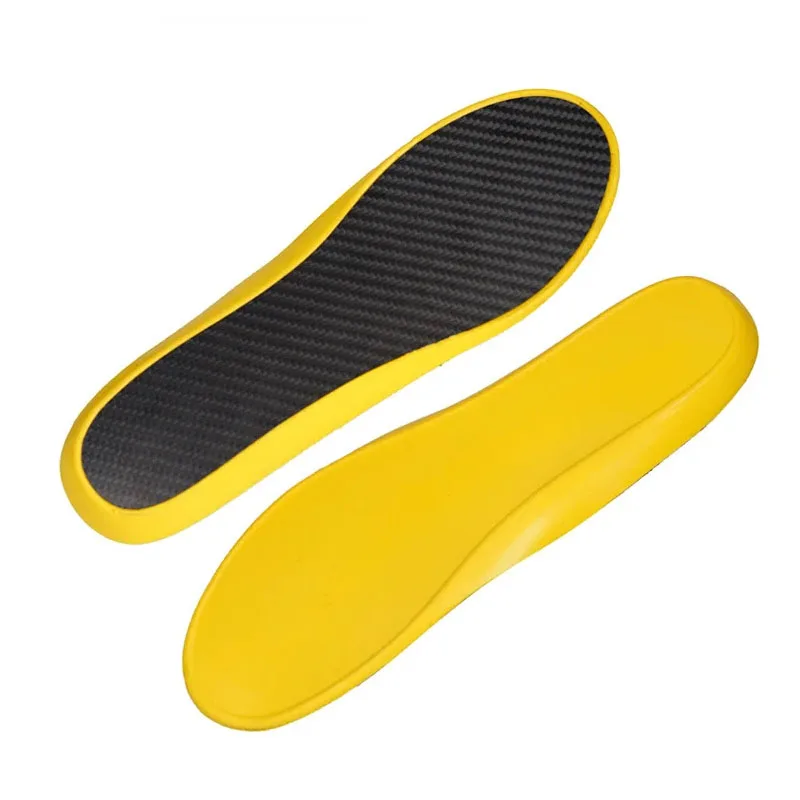 1Pair Carbon Fiber Insole Sports Insole Male Shoe-pad Female Orthotic Shoe Sneaker Insoles