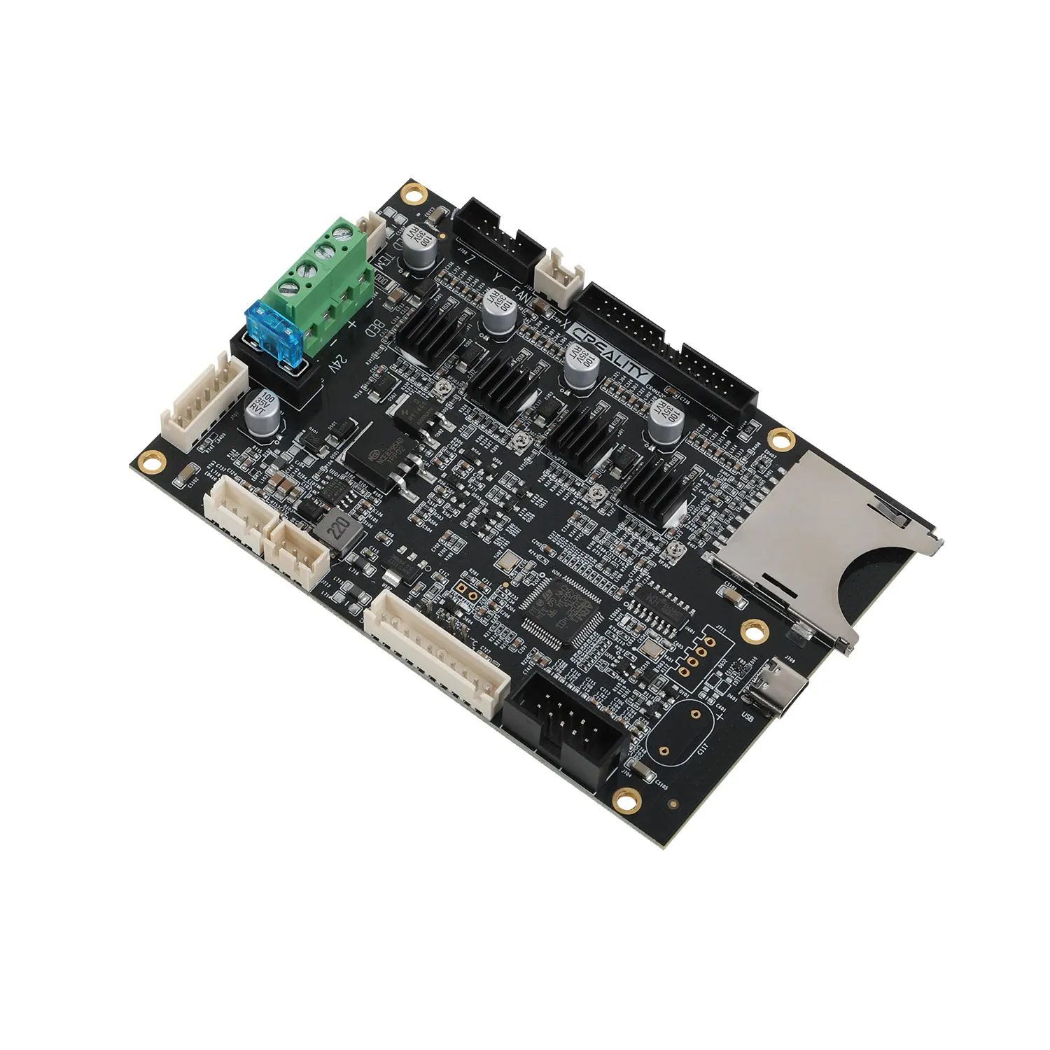 Imagem -04 - Kit Placa-mãe Silenciosa para Impressora 3d Ender5 s1 V1.3 32bit Tmc2208 Stm32f401ret6 Peças