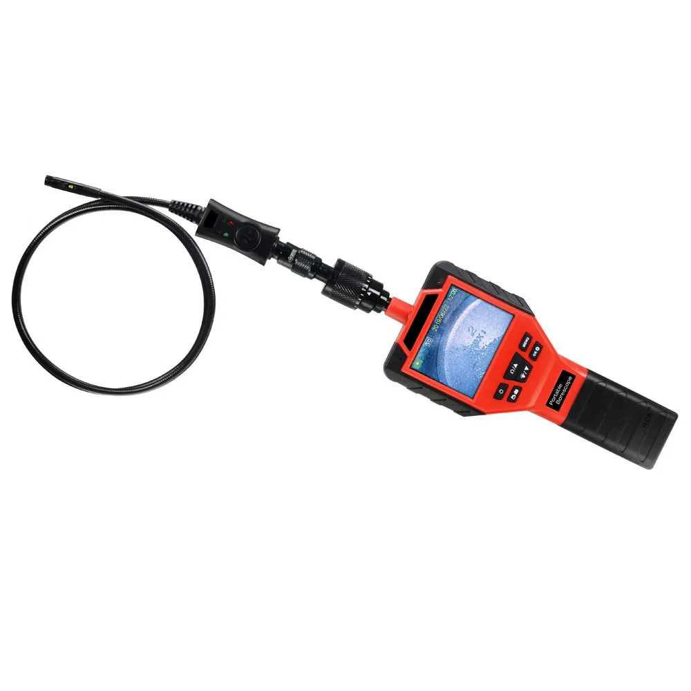 Custom Handheld Industrial Endoscope Medical Inspection Camera Dual Lens Borescope Flexible Endoscope Repair Tool