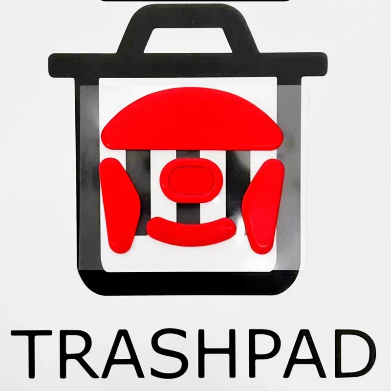1 Set TRASHPAD UPE PTFE Mouse Skates Feet For VT9/VT9 MAX 2nd Generation Wireless Mouse ICE Control Mice Glides 0.8mm
