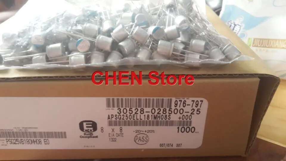 Darmowa wysyłka 20 SZTUK NIPPON PSG 25V180UF 8X8MM Półprzewodnikowy Kondensator Polimerowy do Płyty Głównej NCC 180UF 25V CHEMI-CON