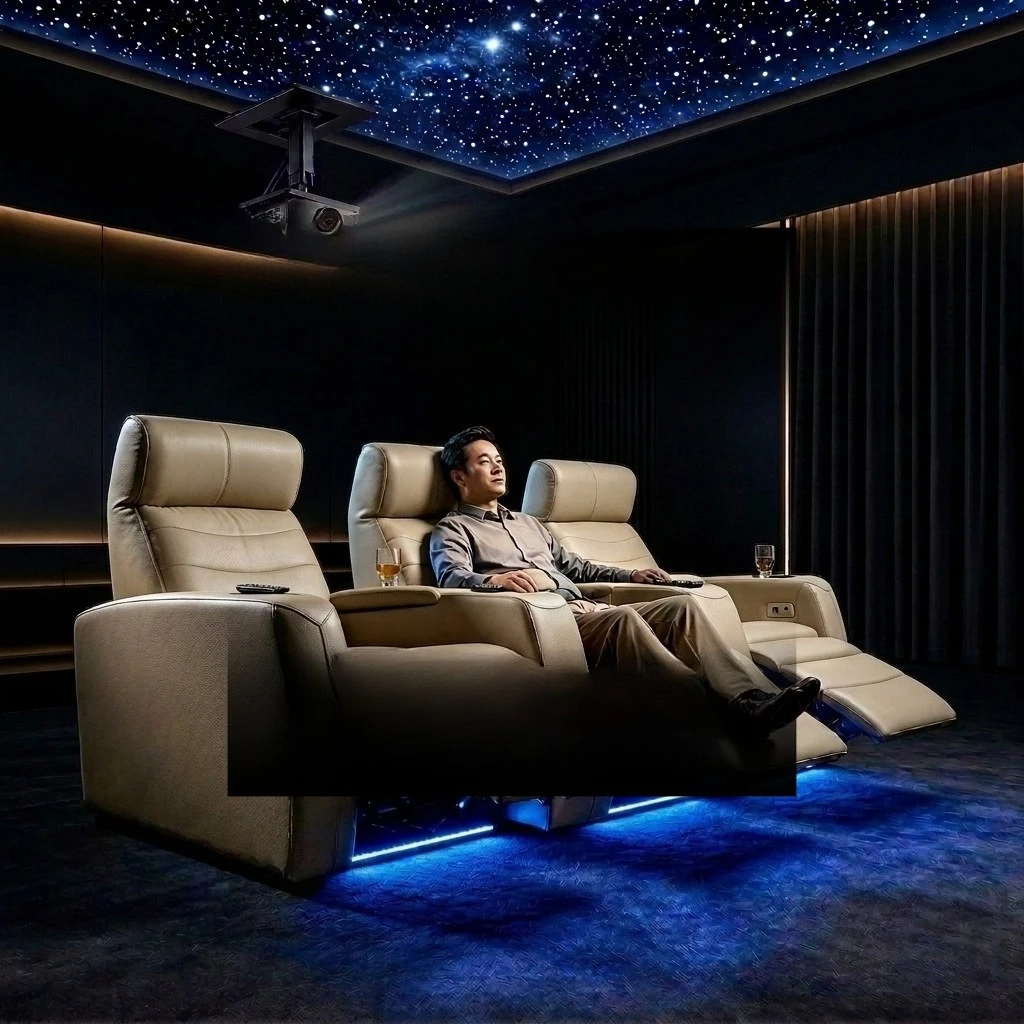Home theater sofa Electric private audio and video room Film and television hall Villa viewing combination Oxygen cabin seat