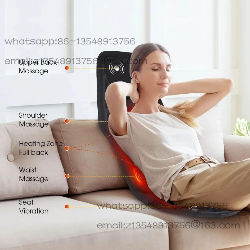 

Full body multi-functional massage pad, home car dual-purpose car massage pad spot quick delivery