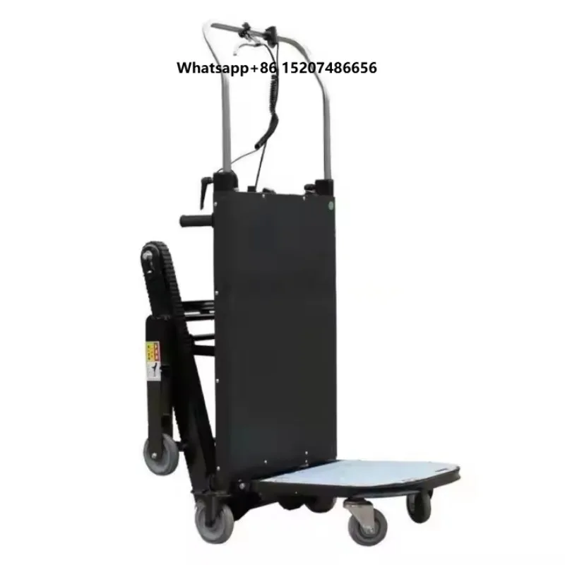 One-Stop Procurement Smart Electric Foldable Steel Stair Climbing Hand Truck Automated Multi Floor Shopping Cart
