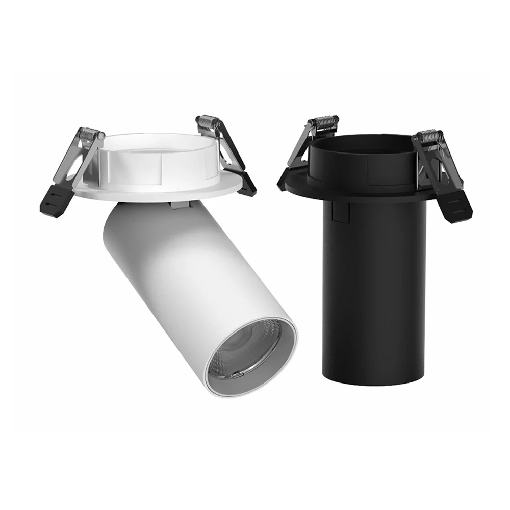 360-Degree Rotatable, Dimmable Recessed Spotlight, Anti-Glare LED Chandelier, Suitable for Shops, Hotels, Homes, Etc
