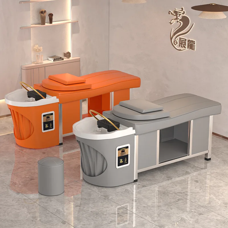 Thai Hair Treatment Shampoo Bed Barber Shop Hair Salon Special Full Lying Beauty Salon Fumigation Constant Temperature Water Cir