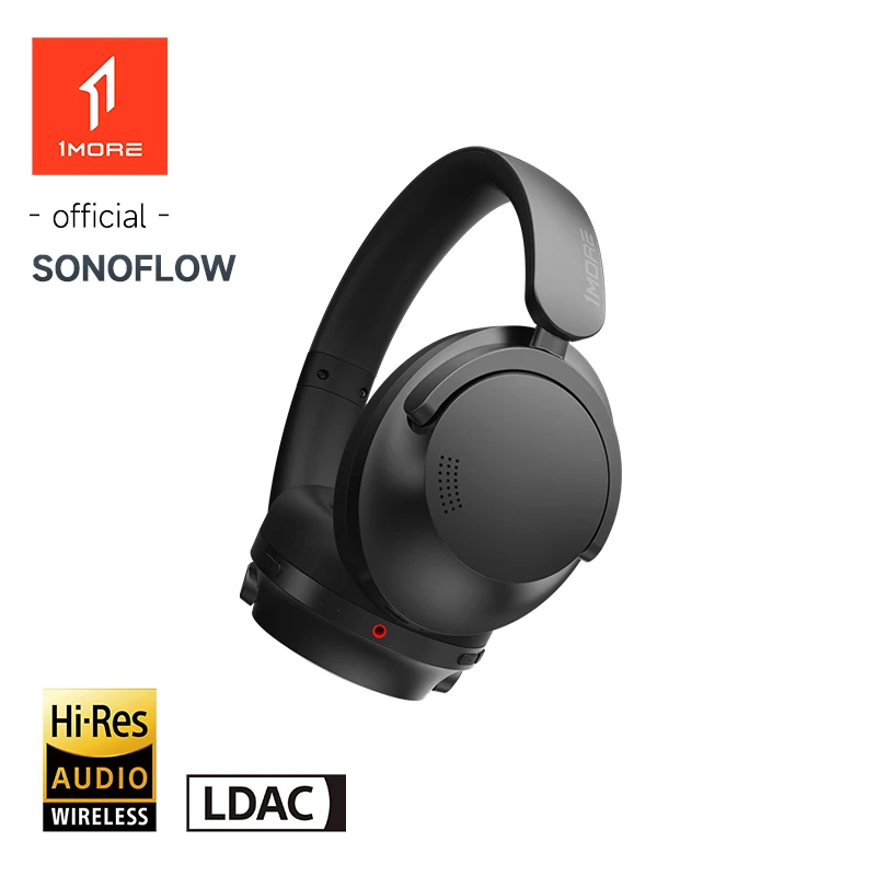 1MORE SonoFlow Active Noise Cancelling Headphones 70H Playtime Clear Calls