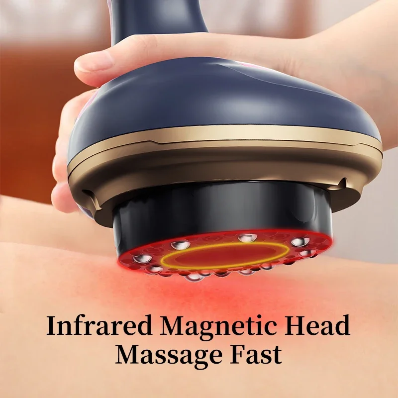 

Electric Massage Meridian Brush Universal Body Dredging Cupping Scraping Instrument Abdominal And Back Massager For Home