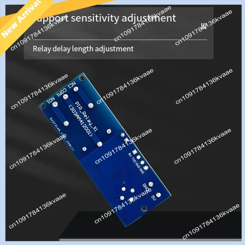 Modulo relè M01K Rilevamento a infrarossi del corpo umano Modulo singolo Tempo di ritardo Modulo multifunzione dual mode regolabile