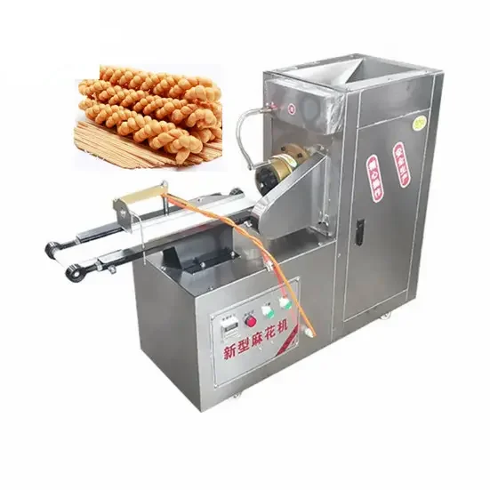 

Small Business Twist Biscuits Equipment Fried Dough Twist Making Machine Fried Twisted Dough Food Machine