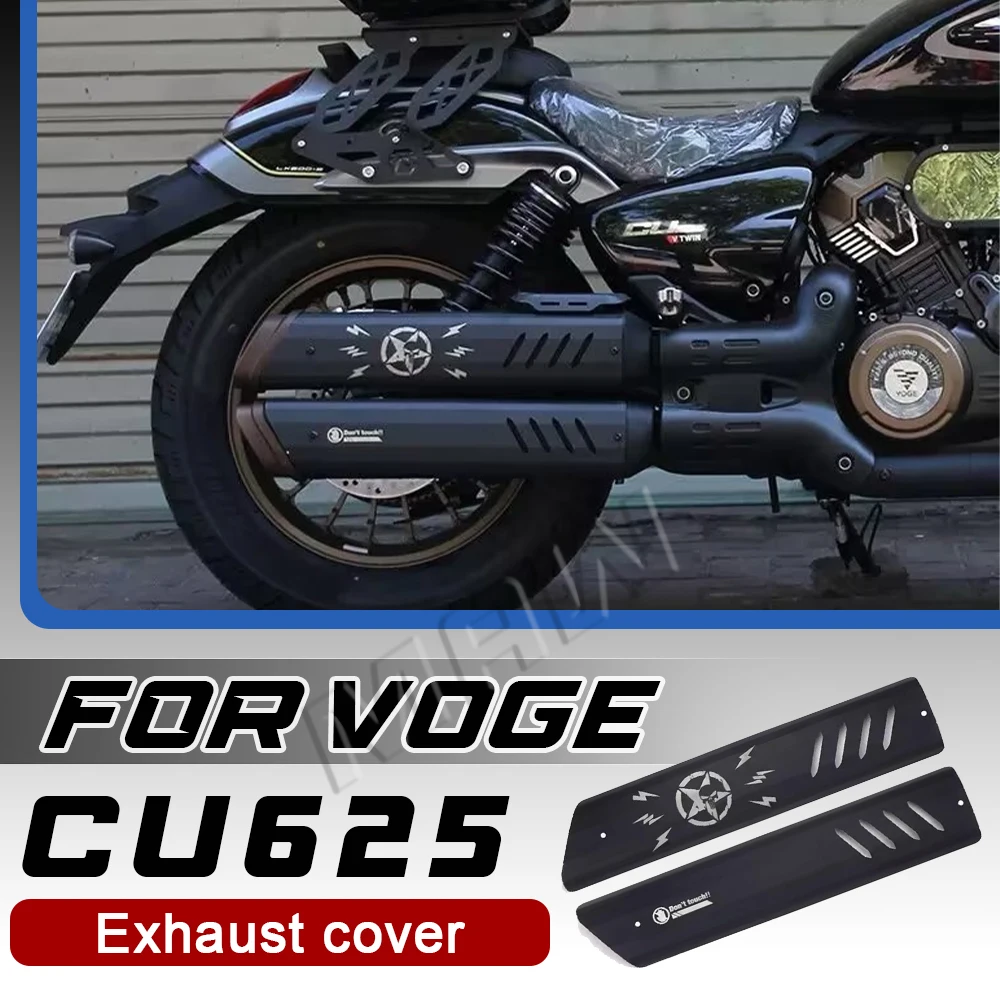 

Motorcycle exhaust heat shield for VOGE CU625 exhaust protection cover/scalding cover