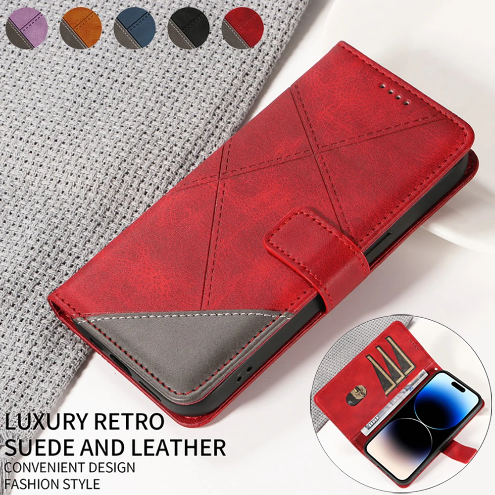 Para Xiaomi Redmi Note 15 Pro Plus 5G funda tipo billetera de cuero 360 protección Etui para Redmi Note 14 Pro 14S funda Note 14 15 Pro +