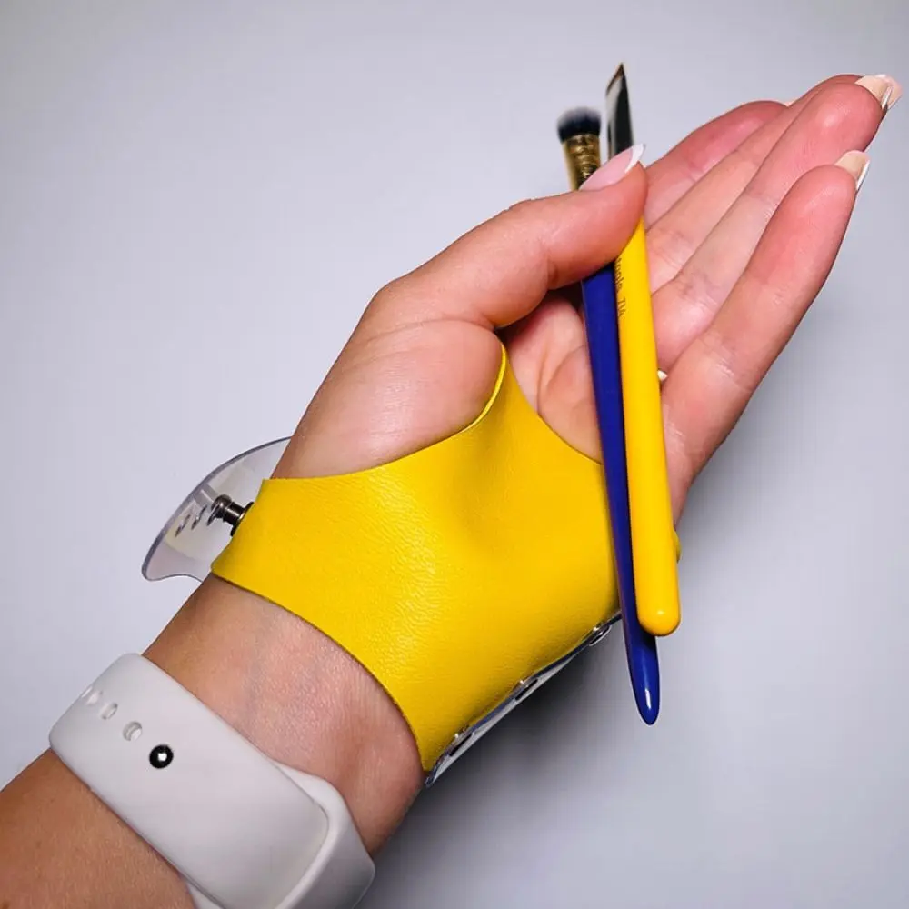 PVC Professional Makeup Artist Gloves Functional Design Multipurpose Makeup Tools Easy to Clean Durable Makeup Color Palette
