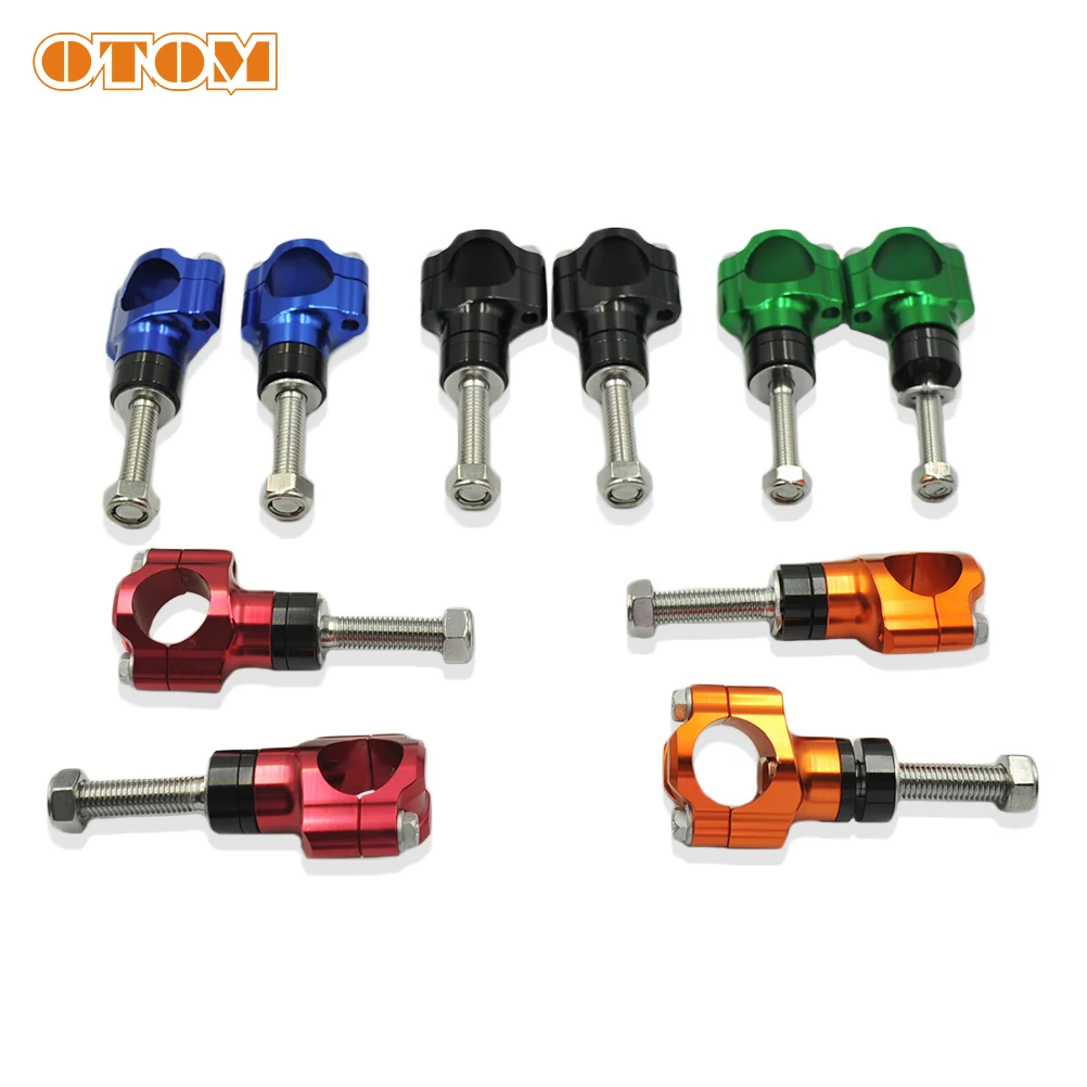 Motorcycle Accessories M12 Handlebar Clamp CNC Aluminum Alloy Adjustable 1 1/8\