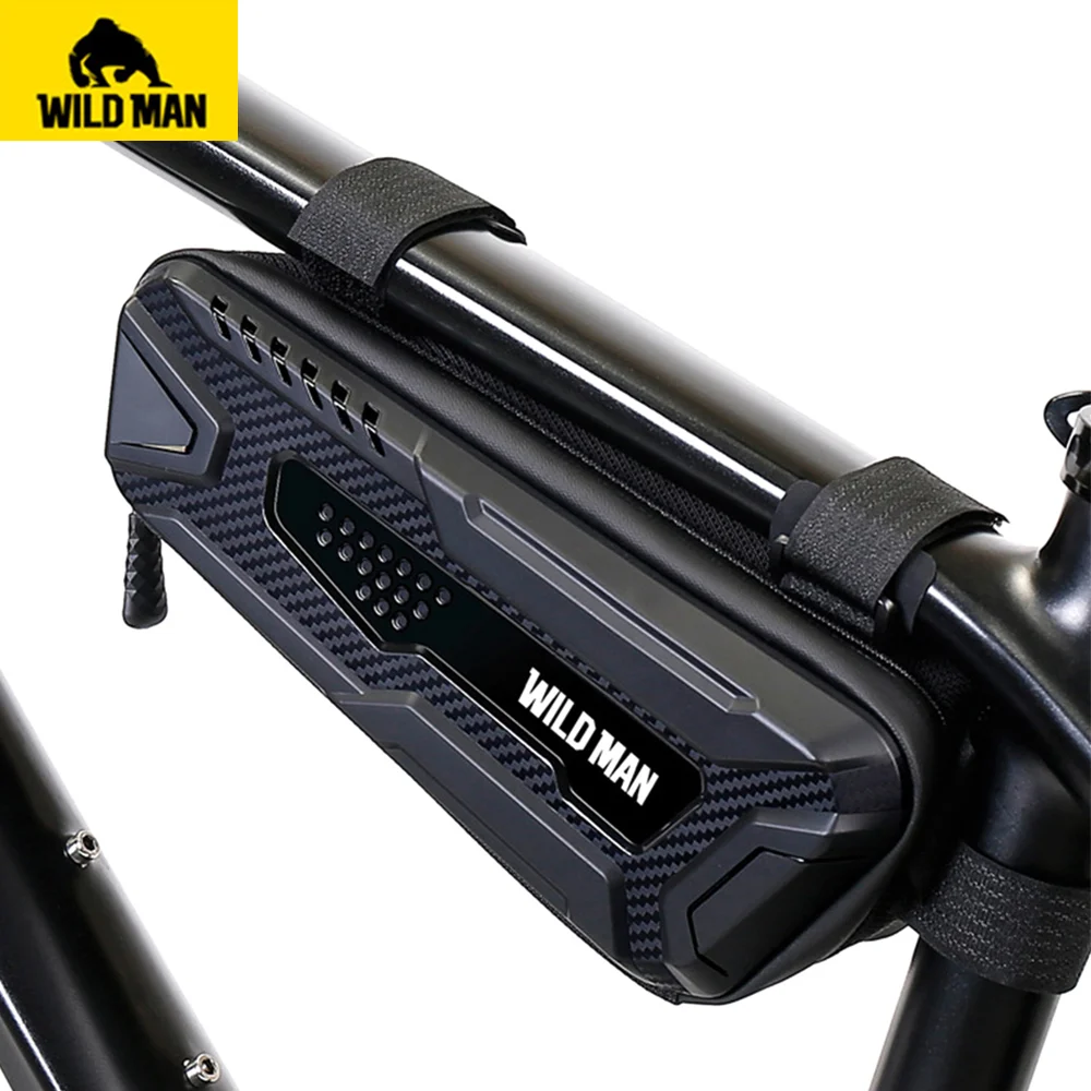 Waterproof Bicycle Bag Hard Shell Triangle Front Tube Bag MTB Road Bike Frame Pannier Pouch Cycing Equipment Accessories