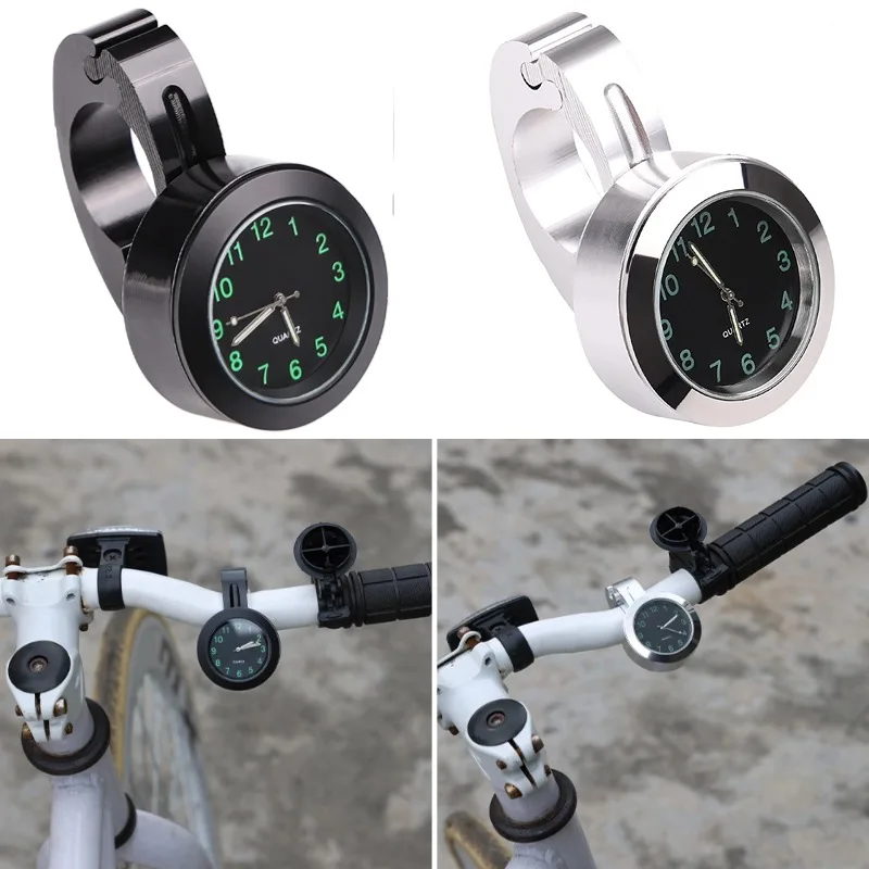 

Водонепроницаемые наручные часы с креплением на руль мотоцикла велосипеда из нержавеющей стали