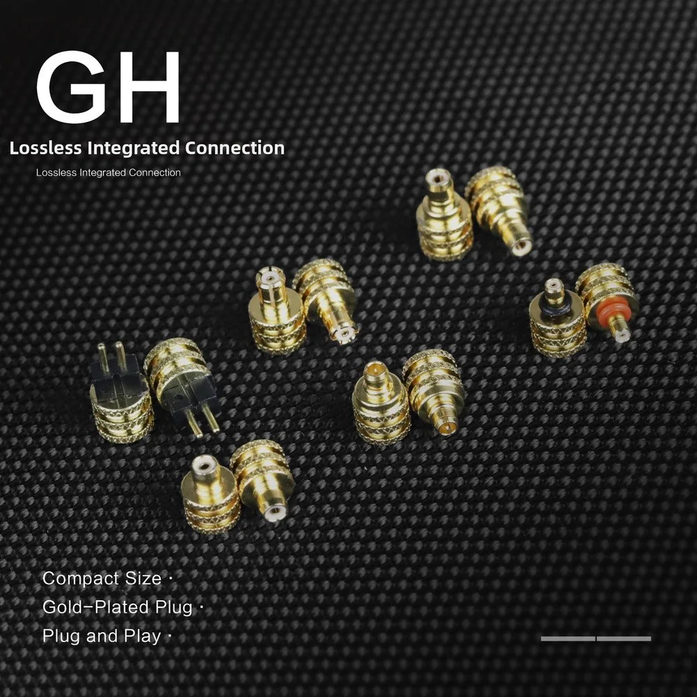 1 Pair For MMCX Female Hobbing Connector Adapter IPX/0.78mm/A2DC/EAR/IE400/IE300 Rotating Earphone Cable Adapter Accessories New
