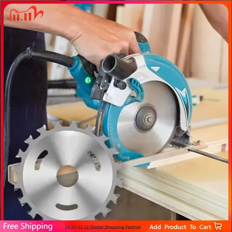 

Professional Alloy Woodworking Double Side Saw Blade 20Sawteeth Sharp Carbide Cutting Disc Wood Cutting Saw Blade