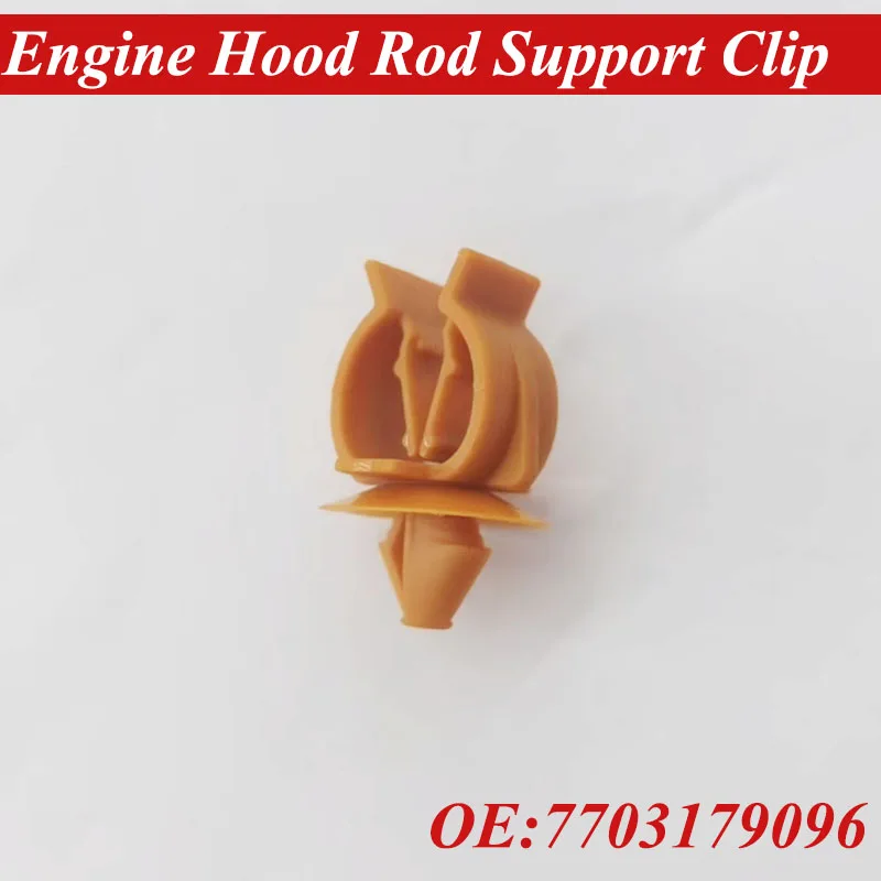1/2Pcs Engine Hood Rod Support Clip For Renault For Laguna III 7703179096 Car Exterior Fender Replacement Accessories ABS