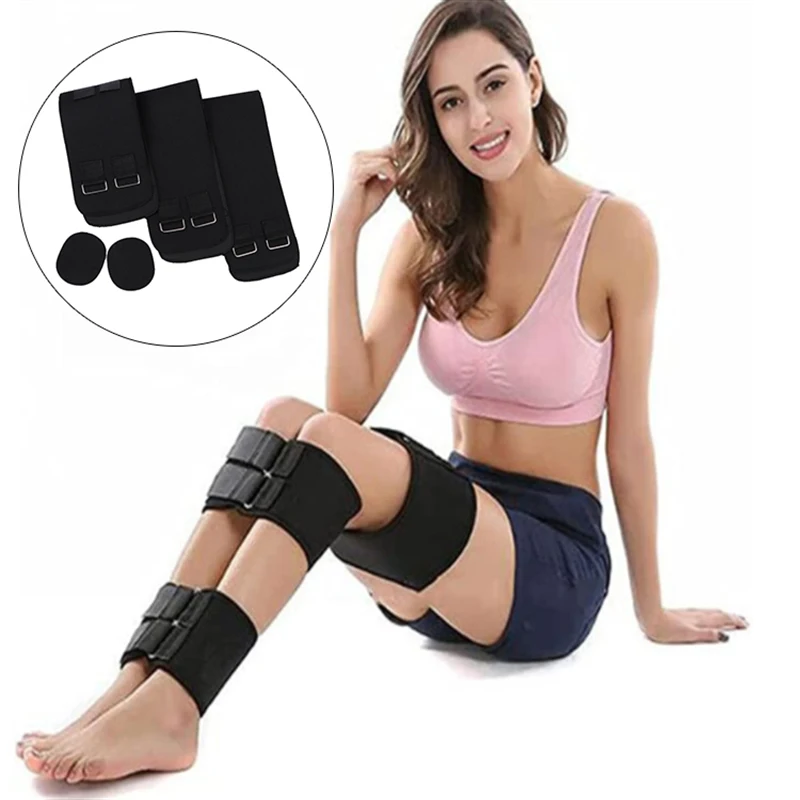 Correcteur de Posture de jambes multifonctionnel, ceinture de Correction de jambes d'arc, ceinture correctrice pour jambes de type O, jambes de type X, 3 pièces/ensemble