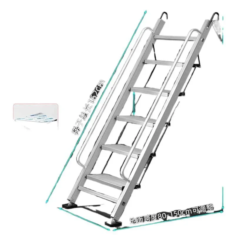 Attic Ladder Indoor Easy Assembly Durable