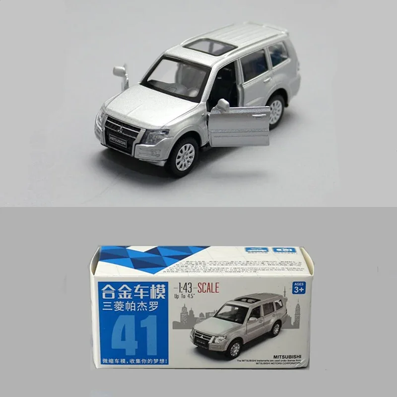 

1:41 Mitsubishis PAJERO SUV Alloy Car Model Diecasts Metal Off-road Vehicles Car Model High Simulation Collection Childrens Gift