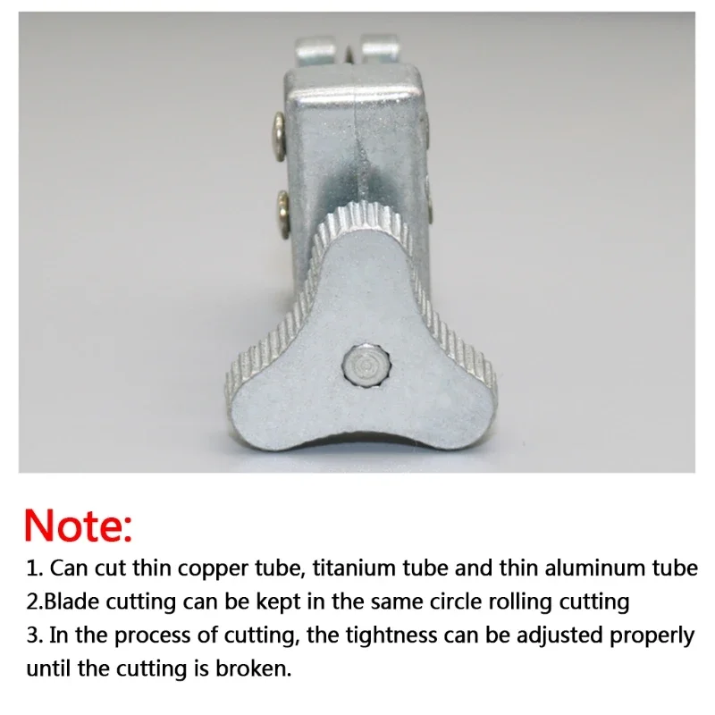 Mini Pipe&Tube Cutter Adjustable Tubing Cutter Diameter 1/8 to 5/8 Inches Perfect for Cutting Brass, PVC, Steel