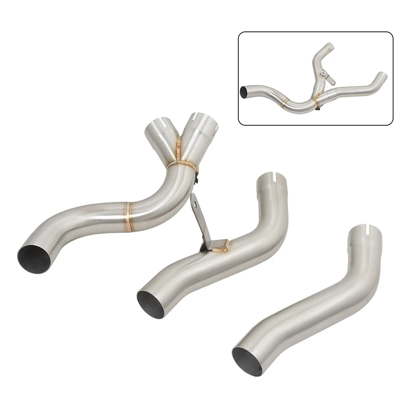 Slip On For BMW R1150GS 1999-2005 R1150R 01-05 R850R 2004-2007 R 1150 GS ADV Motorcycle Exhaust System Modified Middle Link Pipe