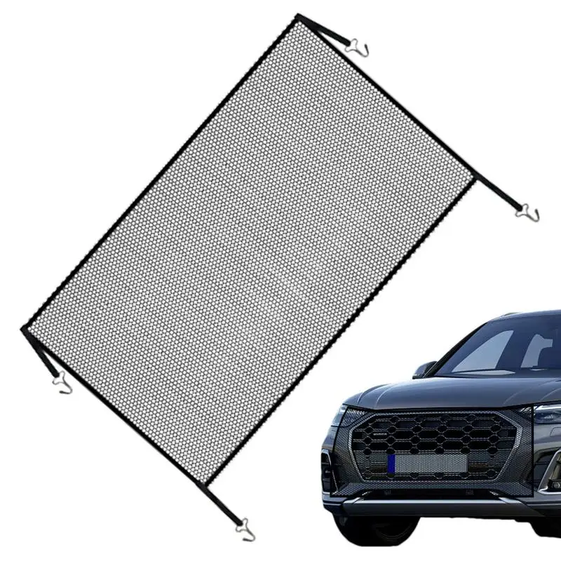 Car Grill Mesh Multifunctional Grille Mesh Spoiler Bumper Vent Multifunctional Grille Mesh Sturdy Protective Grill Mesh For