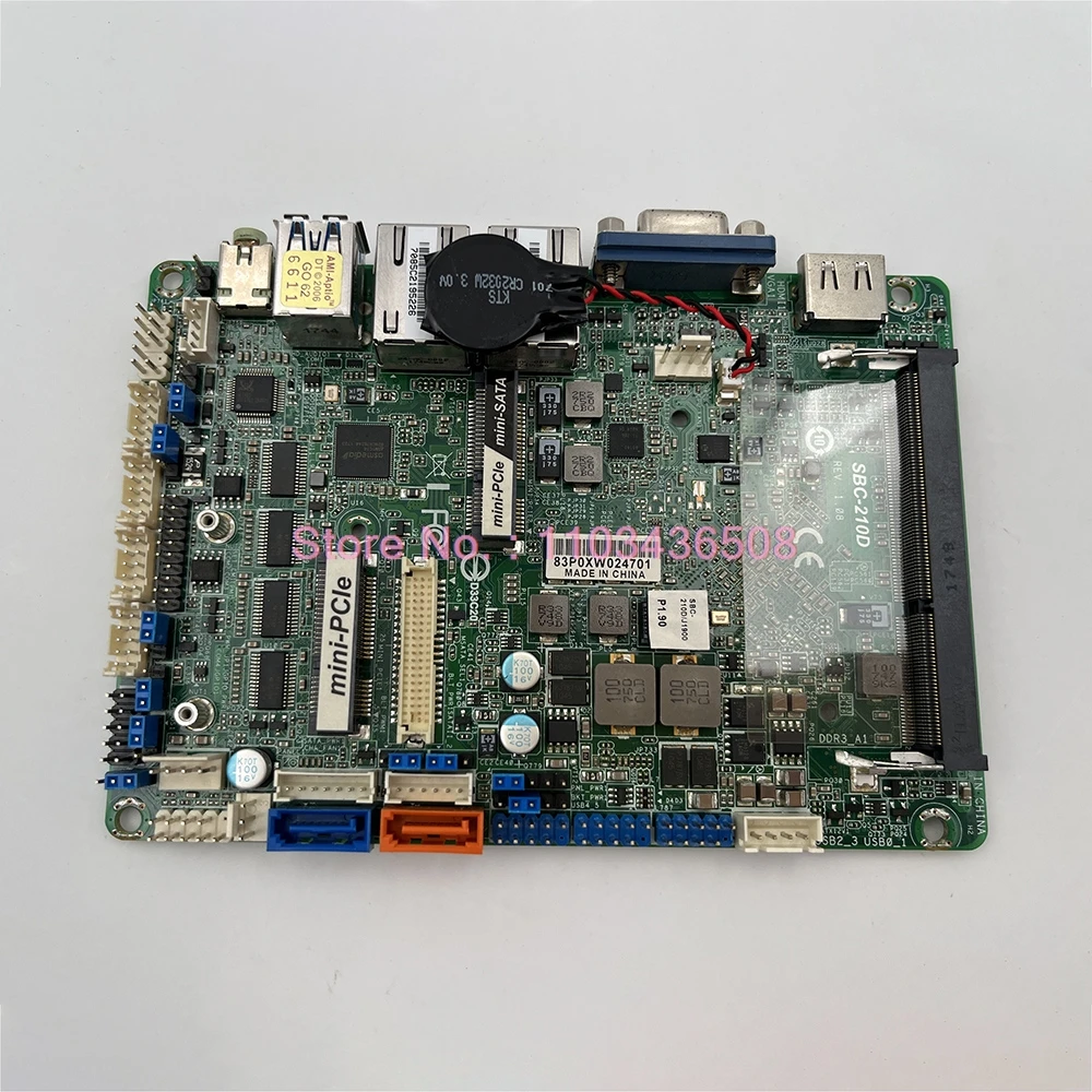 For Asrock Industrial Motherboard Embedded 3.5 Atom Baytrail J1900 SBC-210D