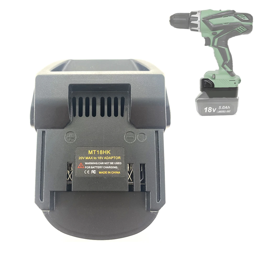 Adaptador para Makita 18v Bateria de Lítio Converter para para Hitachi Hikoki 18v Li-ion Batttery Uso da Ferramenta Elétrica Bsl1840 Bsl1850 Mt18hk