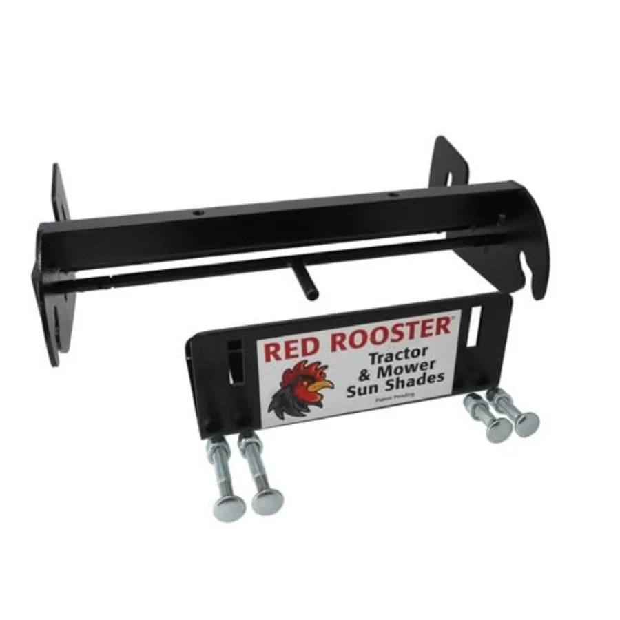 Red Rooster Tractor Mower Sun Shade Canopy - Mounting Clamp Support