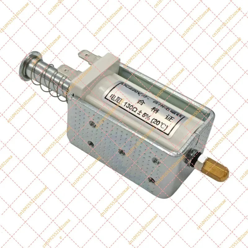 1Pc Open Frame Push Pull Solenoid Electromagnet Actuator, DC12V 24V AC110V 220V, 33 56 130 Resistance, Linear Motion Magnet